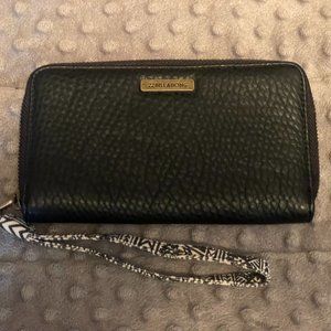 Billabong black zippered wallet